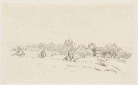 KT 3058
<br/>
Landschap met korenschoven en boerderij
<br/>
<em>Nachenius, Jan Coenraad (1890-1987)</em>